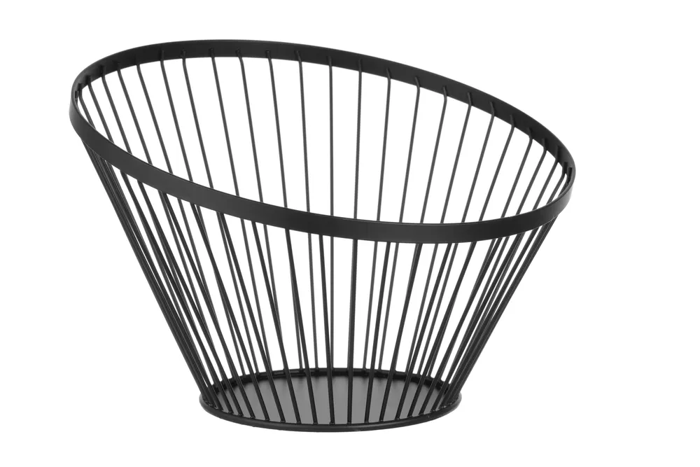 Vis Fruit basket angled round black, HENDI, ⌀300x(H)205mm, bilde 2