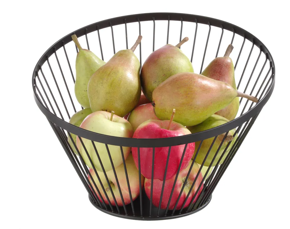 Vis Fruit basket angled round black, HENDI, ⌀280x(H)130mm, bilde 3