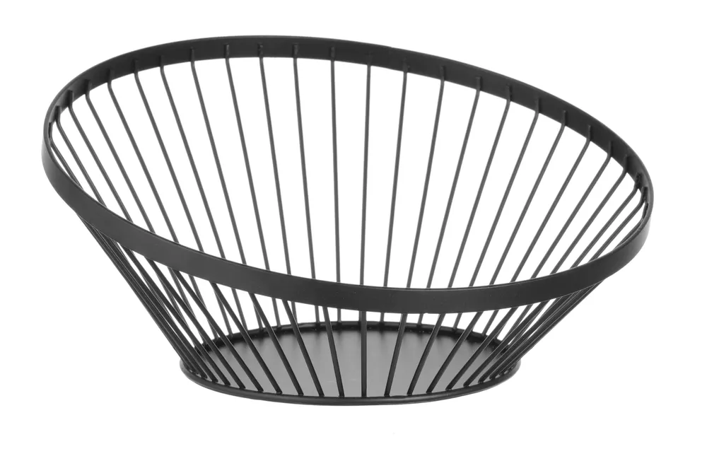 Vis Fruit basket angled round black, HENDI, ⌀280x(H)130mm, bilde 2