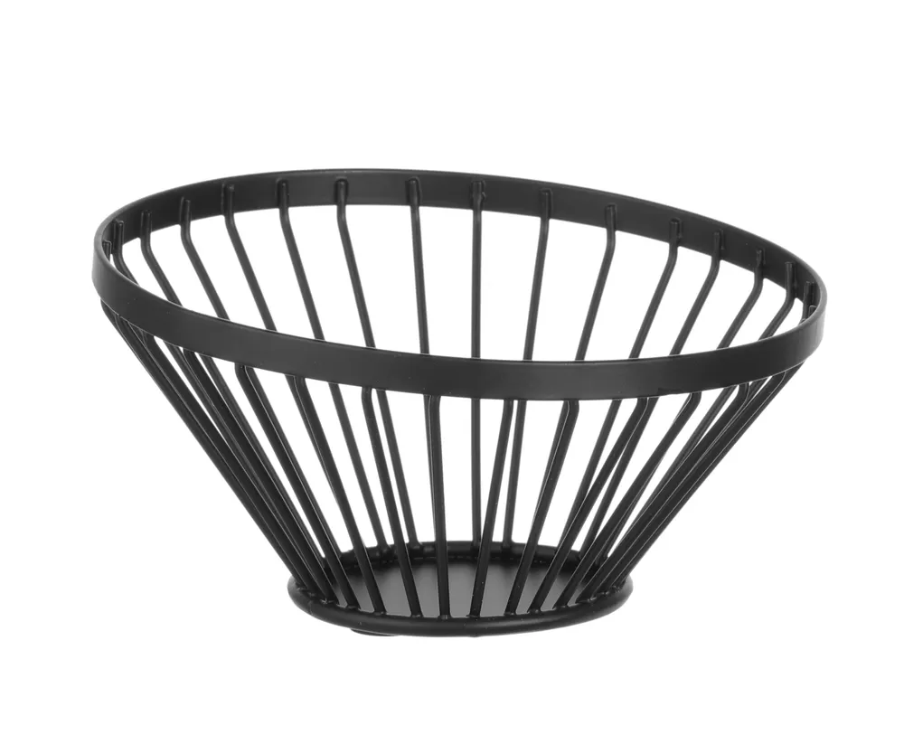 Vis Fruit basket angled round black, HENDI, ⌀150x(H)80mm, bilde 2