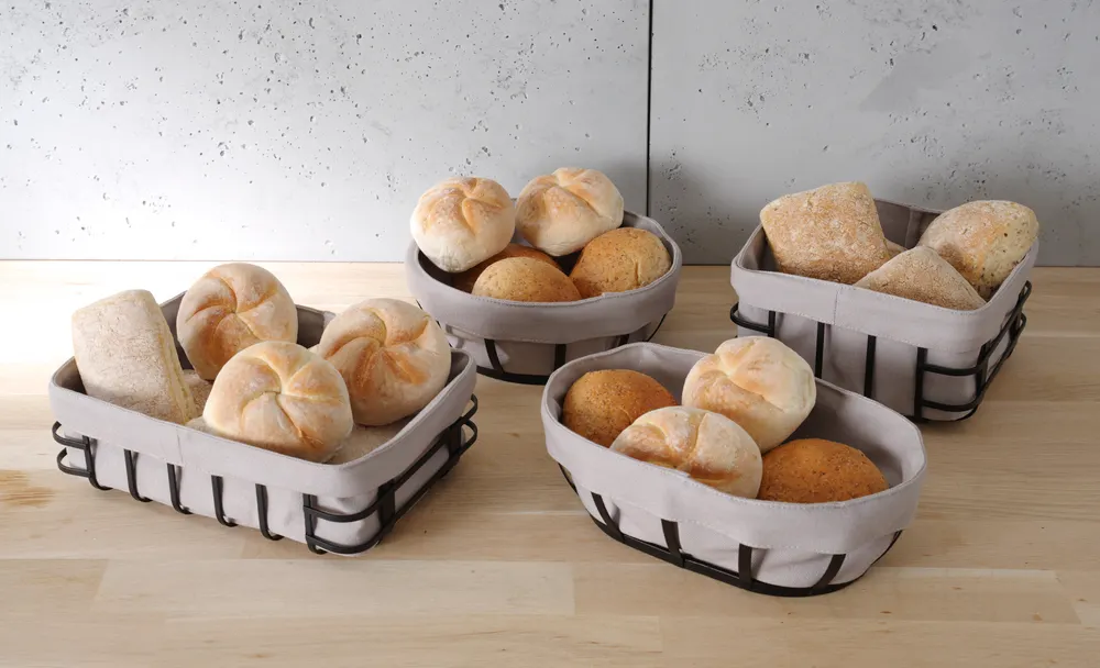 Vis Bakery basket with bag, HENDI, round, 220x220x(H)80mm, bilde 3