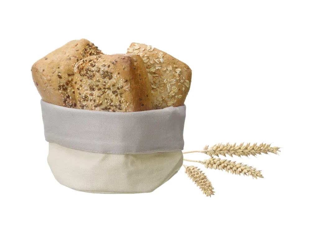 Vis Bread bag, round, HENDI, Beige, ⌀250x(H)160mm, bilde 3