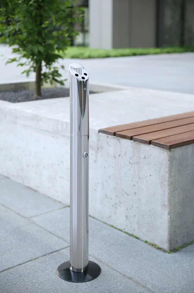 Vis Standing Ashtray Pole, HENDI, ⌀170x(H)920mm, bilde 6
