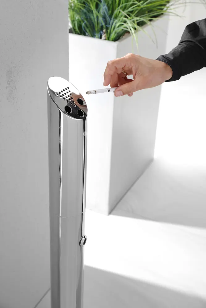 Vis Standing Ashtray Pole, HENDI, ⌀170x(H)920mm, bilde 3