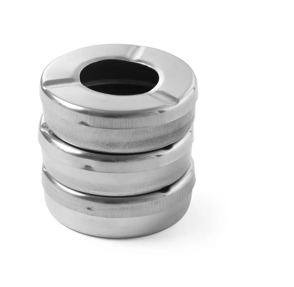 Ashtray with lid, HENDI, 3 pcs., ⌀90x(H)28mm