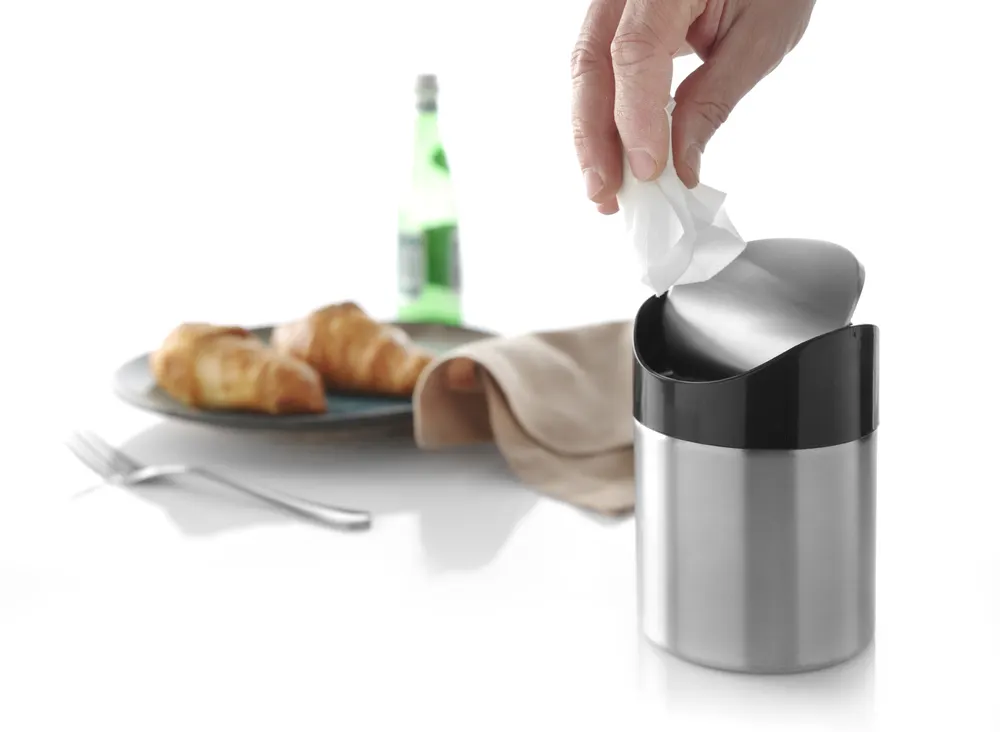 Vis Tabletop litter bin, HENDI, ⌀95x(H)130mm, bilde 2