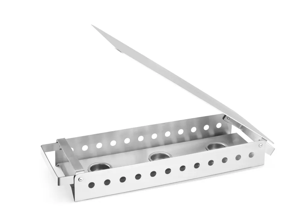 Vis Dish warmer with 3 candle holders, HENDI, 450x180x(H)65mm, bilde 2