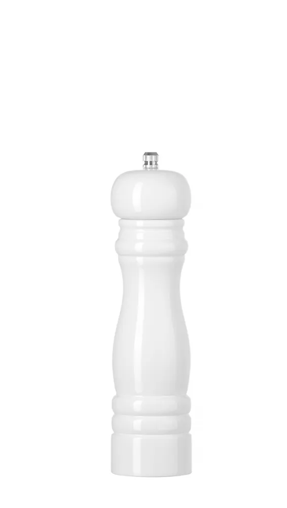 Wooden salt grinder, HENDI, White, ⌀55x(H)215mm