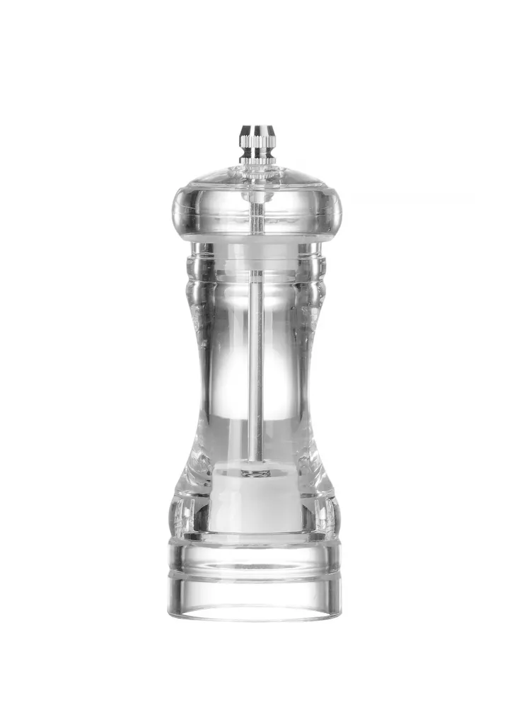Acrylic salt grinder, HENDI, Transparent, ⌀50x(H)140mm