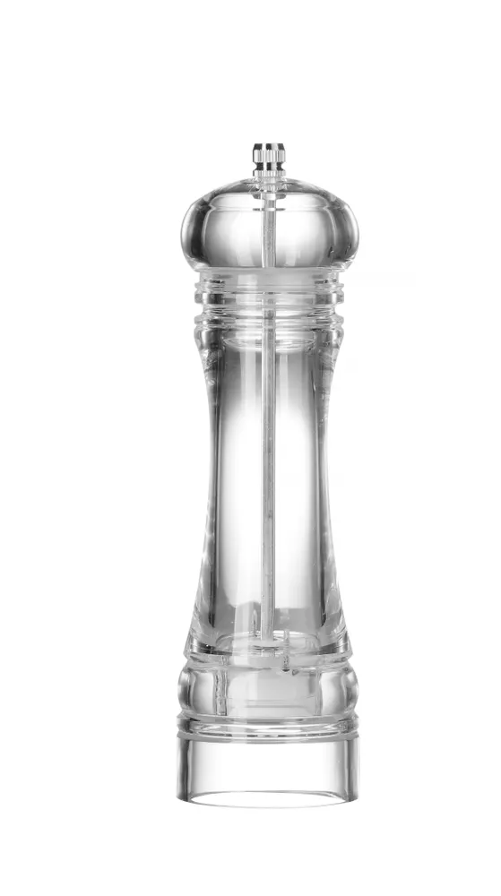 Acrylic salt grinder, HENDI, Transparent, ⌀60x(H)215mm