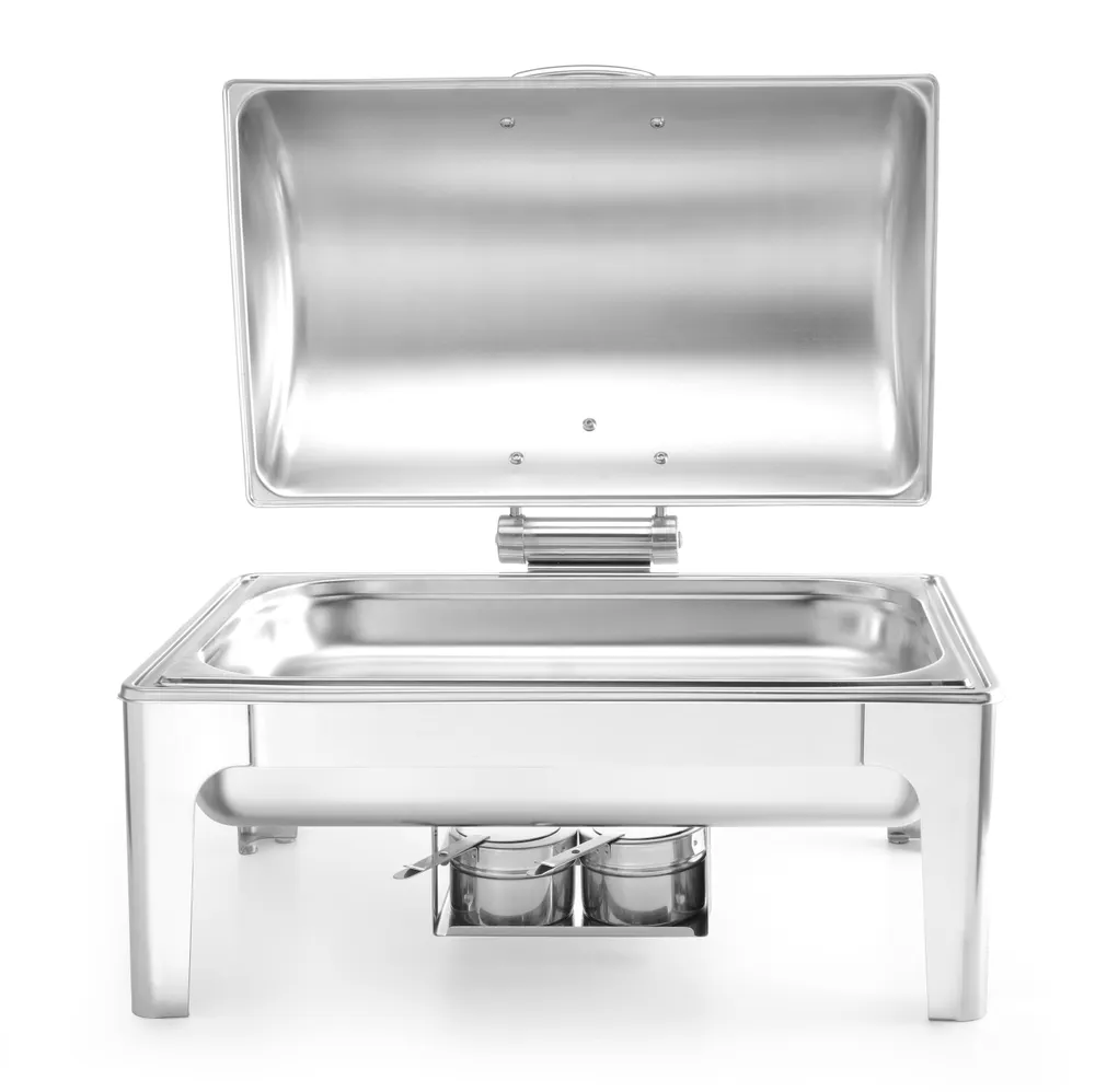 Vis Chafing dish GN 1/1 mirror finish, HENDI, Profi Line, 9L, 570x405x(H)320mm, bilde 5