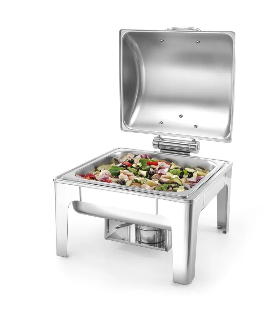 Vis Chafing dish GN 2/3 mirror finish, HENDI, Profi Line, 6L, 395x405x(H)320mm, bilde 2