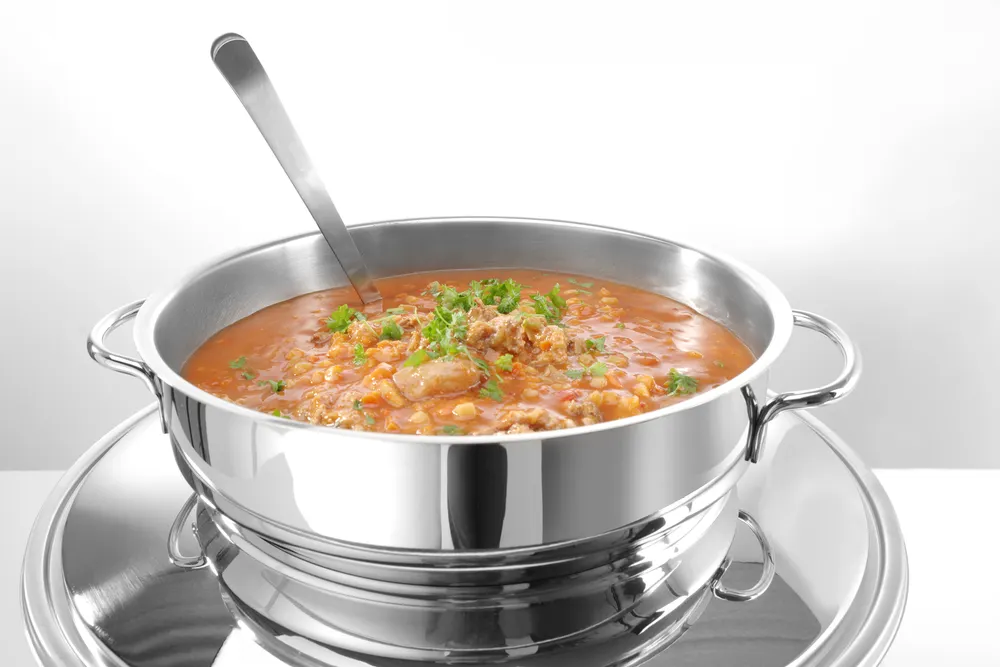 Vis Soup chafing dish mirror finish, HENDI, Profi Line, 10L, ⌀420x(H)380mm, bilde 3