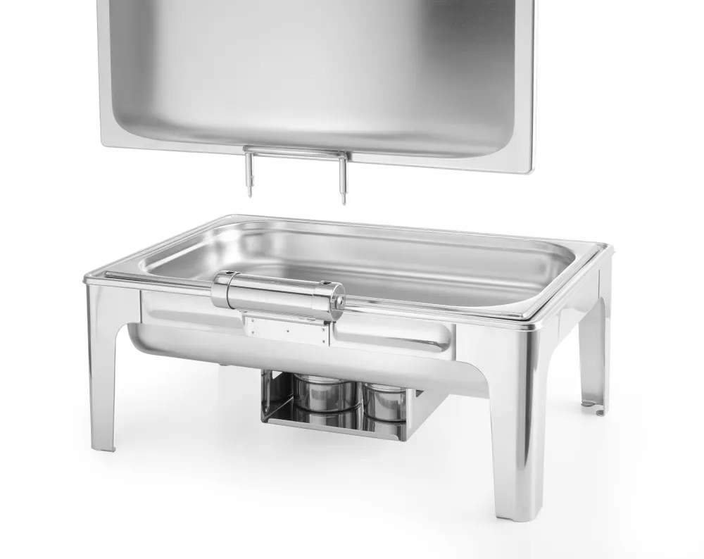 Vis Chafing dish GN 1/1 satin finish, HENDI, Profi Line, 9L, 570x430x(H)290mm, bilde 3