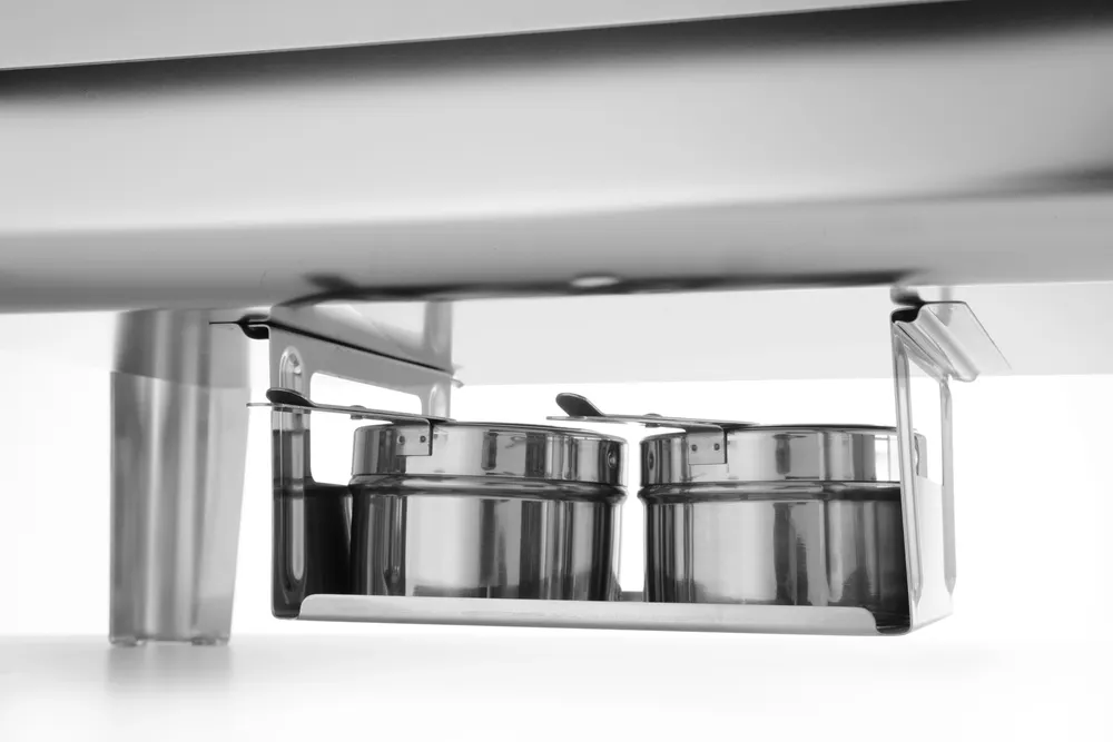 Vis Chafing dish GN 1/1 satin finish, HENDI, Profi Line, 9L, 570x430x(H)290mm, bilde 5