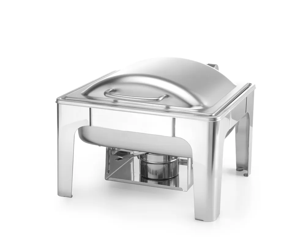 Vis Chafing dish GN 1/2 satin finish, HENDI, Profi Line, 4L, 365x370x(H)280mm, bilde 4