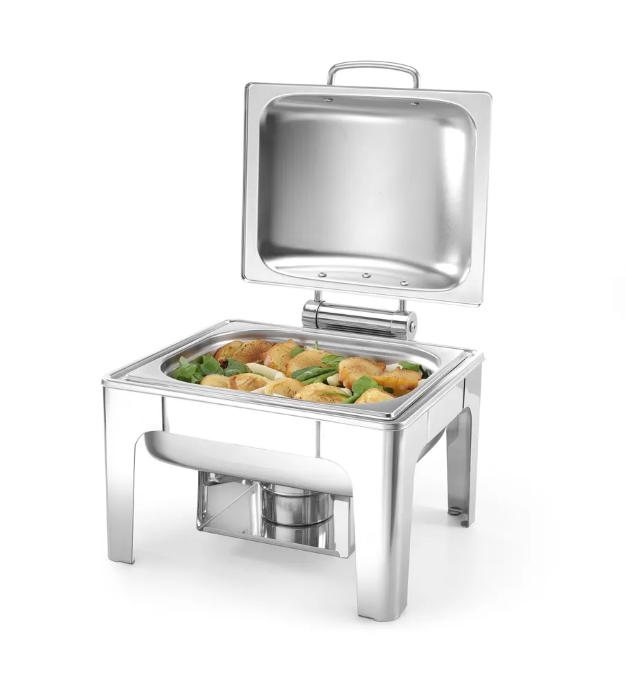 Vis Chafing dish GN 1/2 satin finish, HENDI, Profi Line, 4L, 365x370x(H)280mm, bilde 2