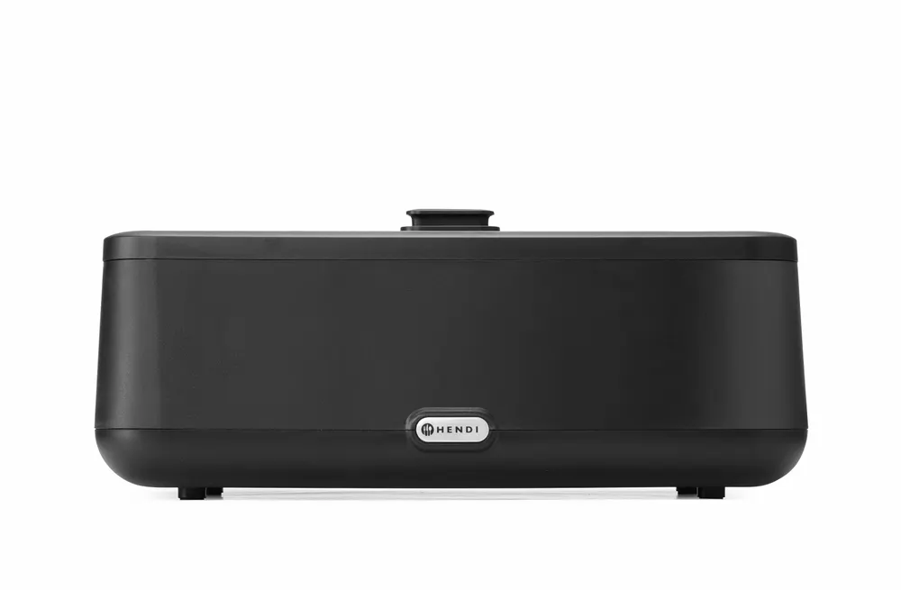Chafing dish UNIQ, HENDI, designed by Robert Bronwasser, GN 1/1, Black, 230V/700W, 607x402x(H)245mm