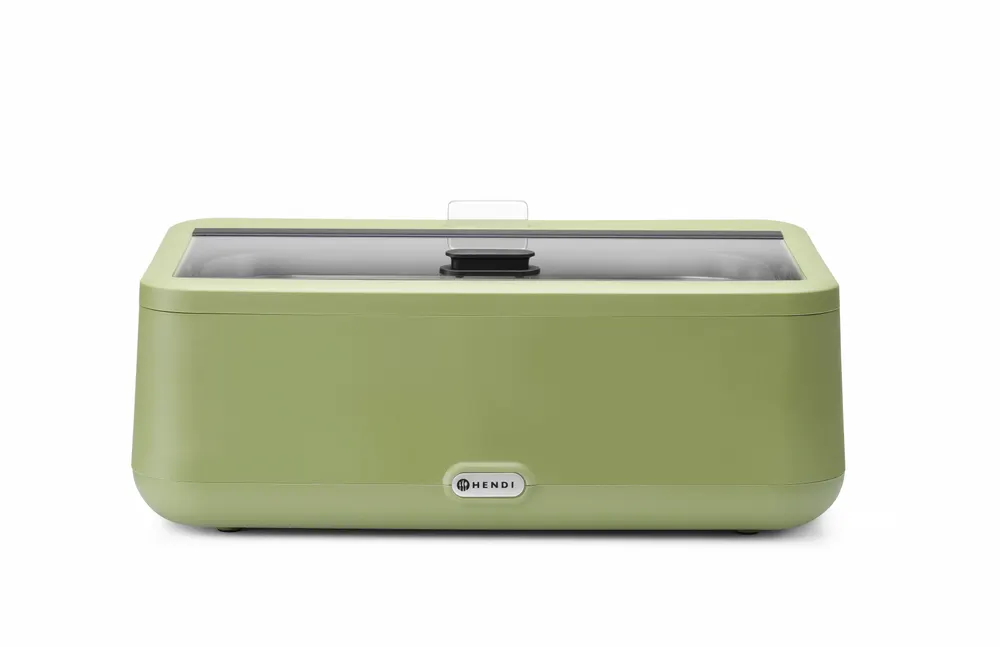 Vis Chafing dish UNIQ, HENDI, designed by Robert Bronwasser, GN 1/1, Green, 230V/700W, 607x402x(H)245mm, bilde 2