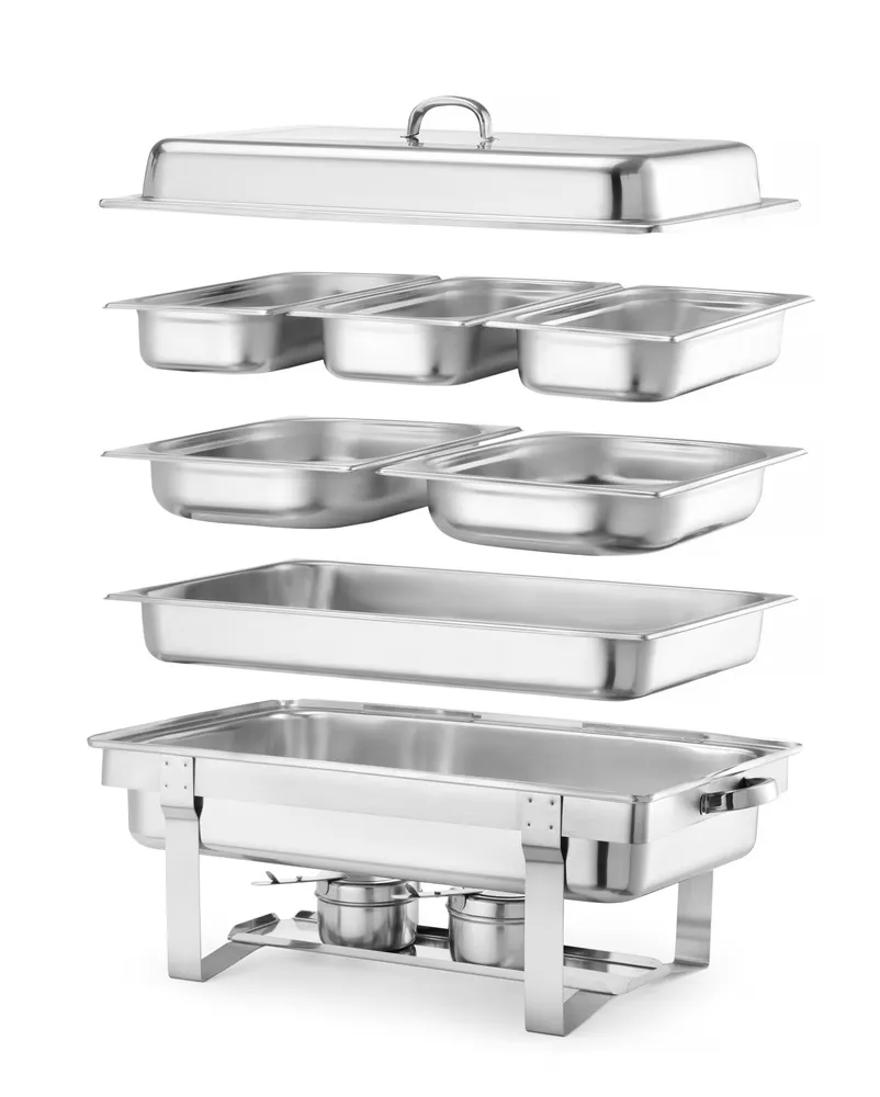 Vis Chafing dish Gastronorm 1/1, HENDI, Kitchen Line, 9L, 585x385x(H)315mm, bilde 5
