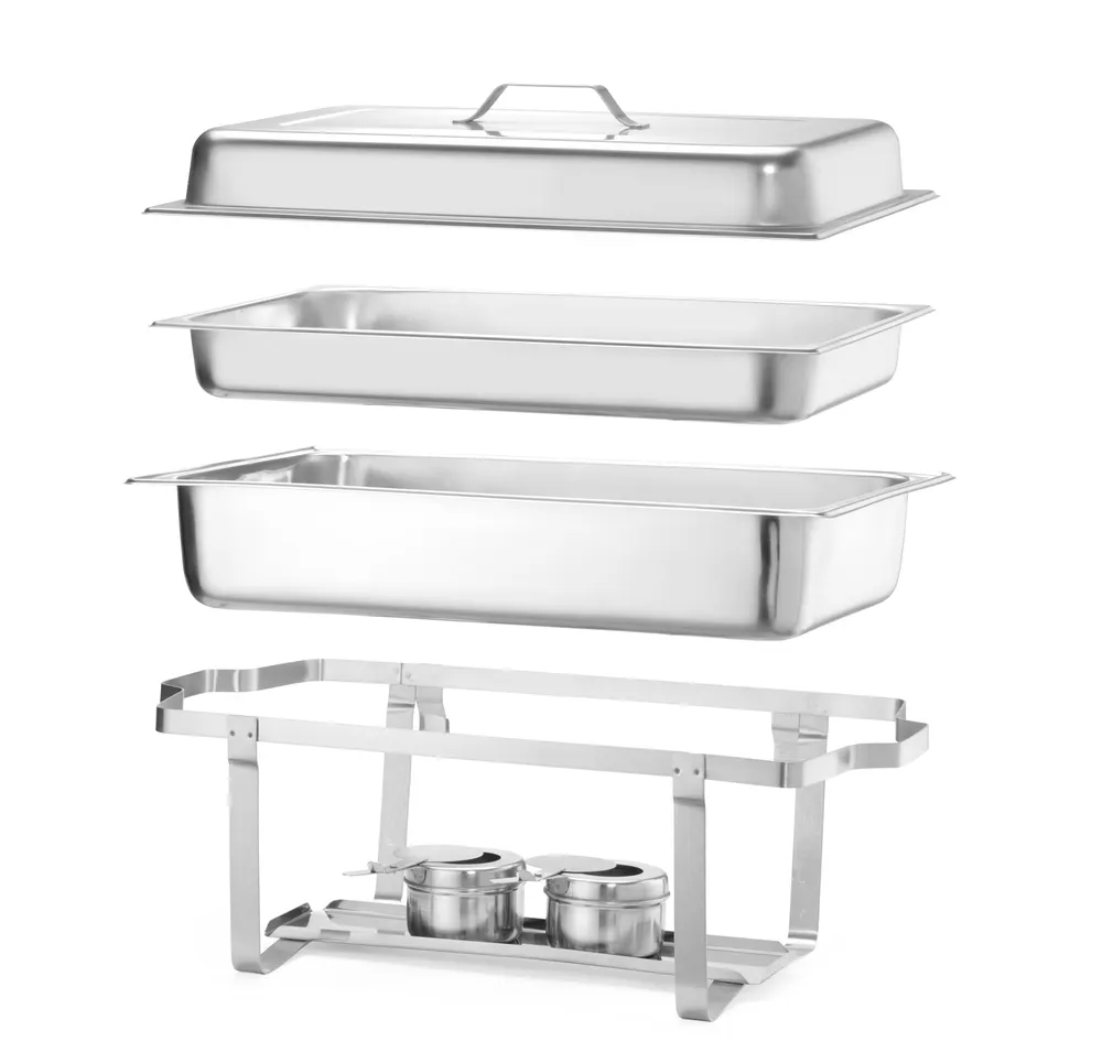 Vis Chafing dish Gastronorm 1/1, HENDI, Kitchen Line, 9L, 600x358x(H)295mm, bilde 6
