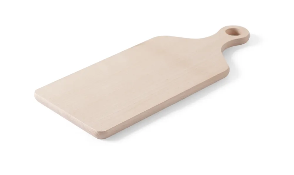 Vis Cutting board with grip, HENDI, Wood light, 390x160mm, Rectangular, bilde 2