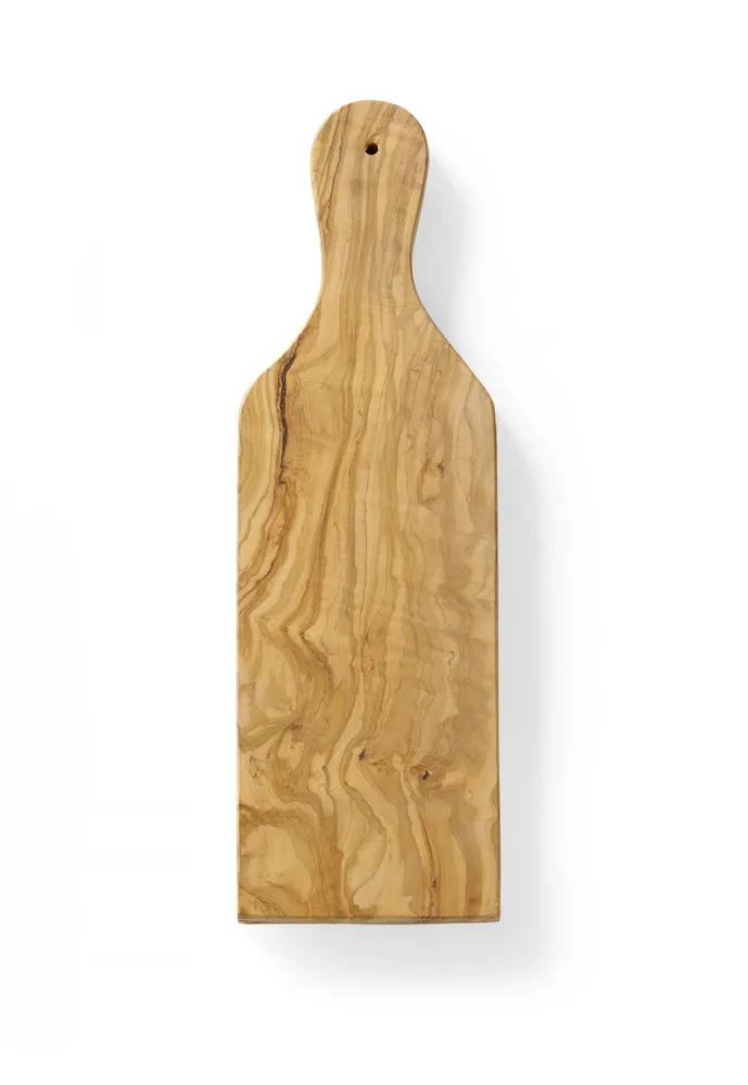 Vis Cheese board with handle, olive wood, rectangular, HENDI, 400x140x(H)18mm, bilde 3