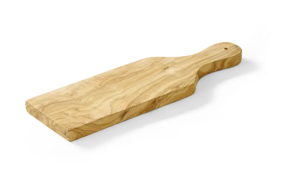 Vis Cheese board with handle, olive wood, rectangular, HENDI, 400x140x(H)18mm, bilde 4