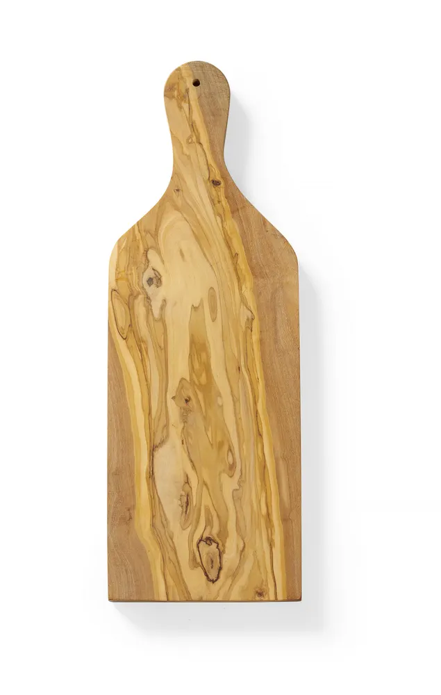 Cheese board with handle, olive wood, rectangular, HENDI, 400x140x(H)18mm