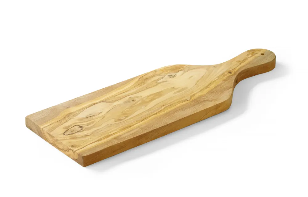 Vis Cheese board with handle, olive wood, rectangular, HENDI, 400x140x(H)18mm, bilde 2
