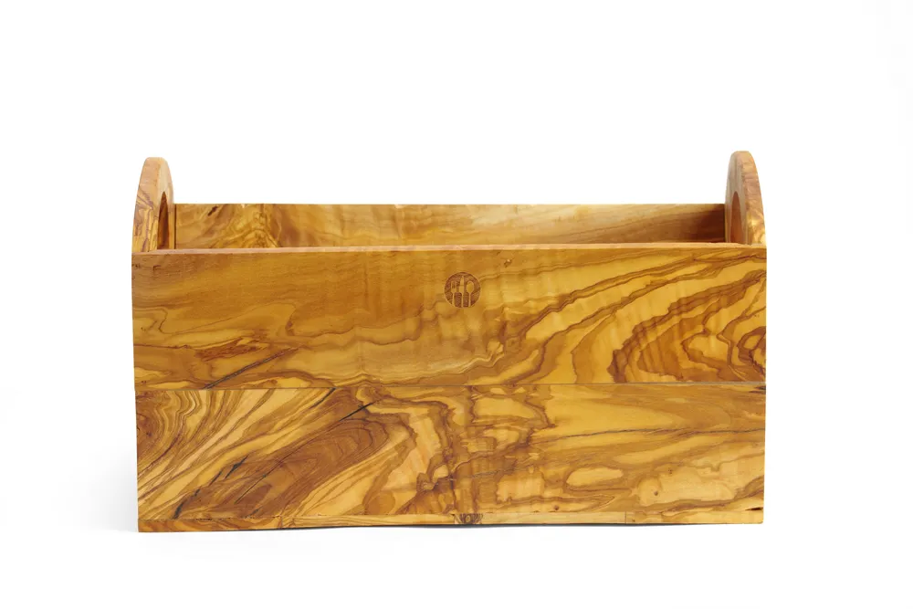 Bread box, olive wood, HENDI, 245x198x(H)194mm