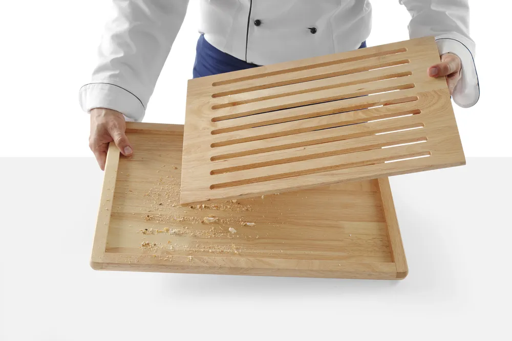 Vis Bread cutting board, HENDI, Wood dark, 475x322mm, bilde 3