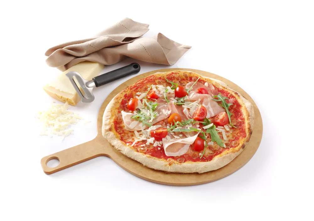 Vis Pizza board with handle, HENDI, ⌀305x(H)6mm, bilde 4