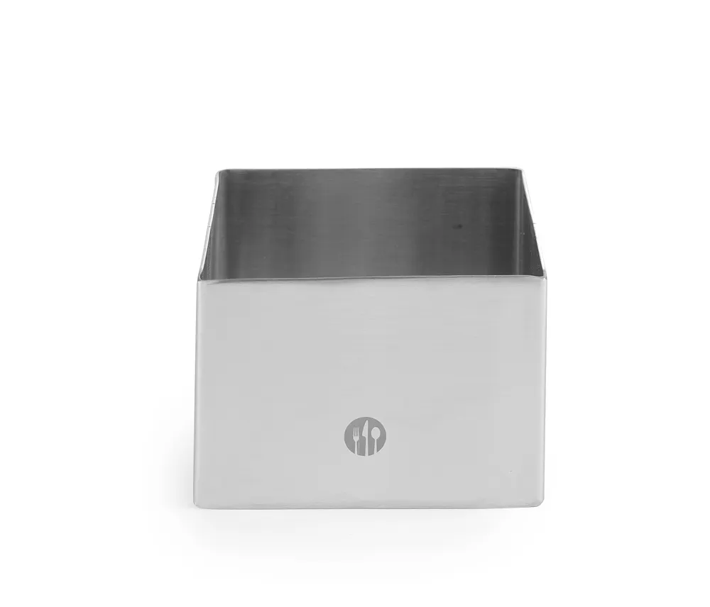 Food ring and pusher square, HENDI, food ring, 67x67x(H)45mm