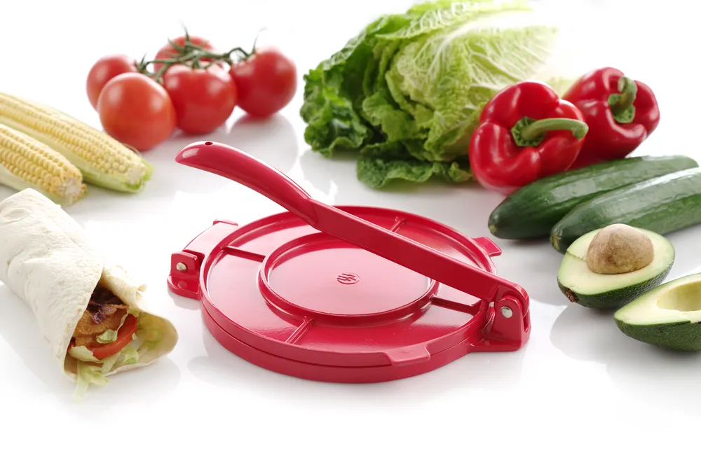 Vis Tortilla Press, HENDI, Red, 250x200x(H)95mm, bilde 2
