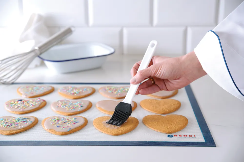 Vis Butter and fat brush flat silicone, HENDI, 220x32mm, bilde 3