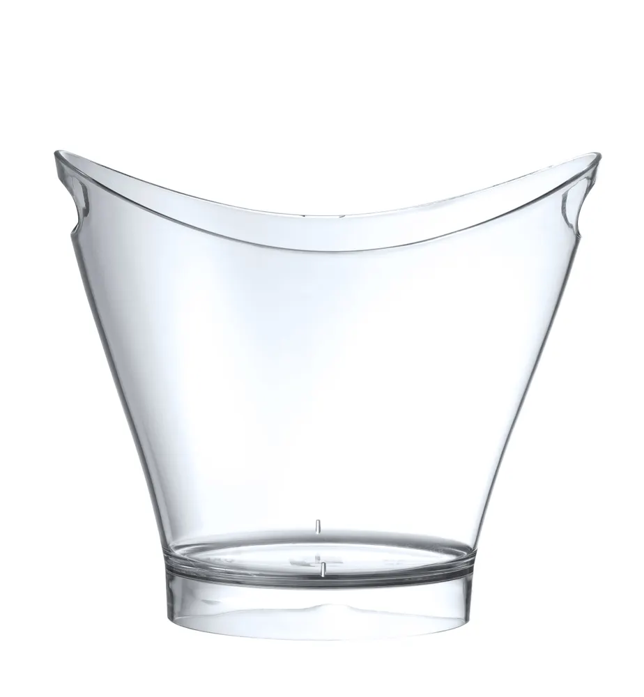 Wine and champagne bucket, BarUp, 6L, Transparent, 300x240x(H)260mm, Oval