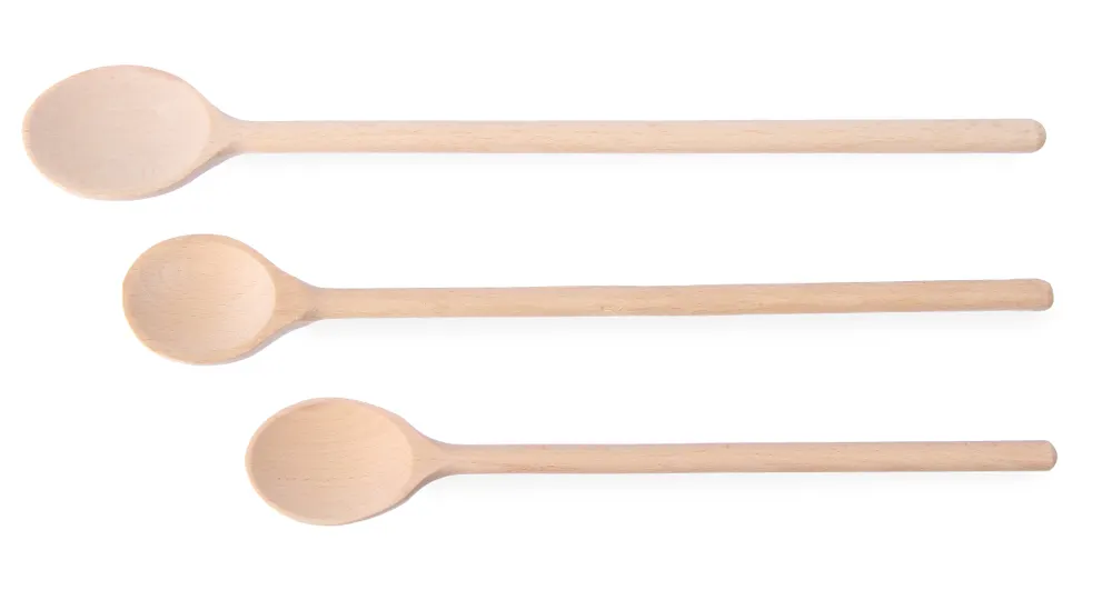 Wooden spoon - set of 3, various sizes, HENDI, 3 pcs., (L)475mm