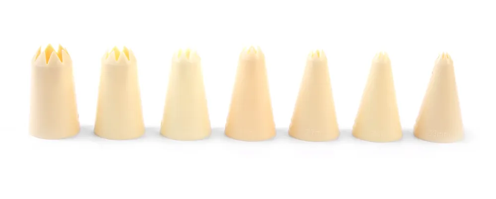 Icing tips - serrated, HENDI, ø 3-5-7-9-11-13-15