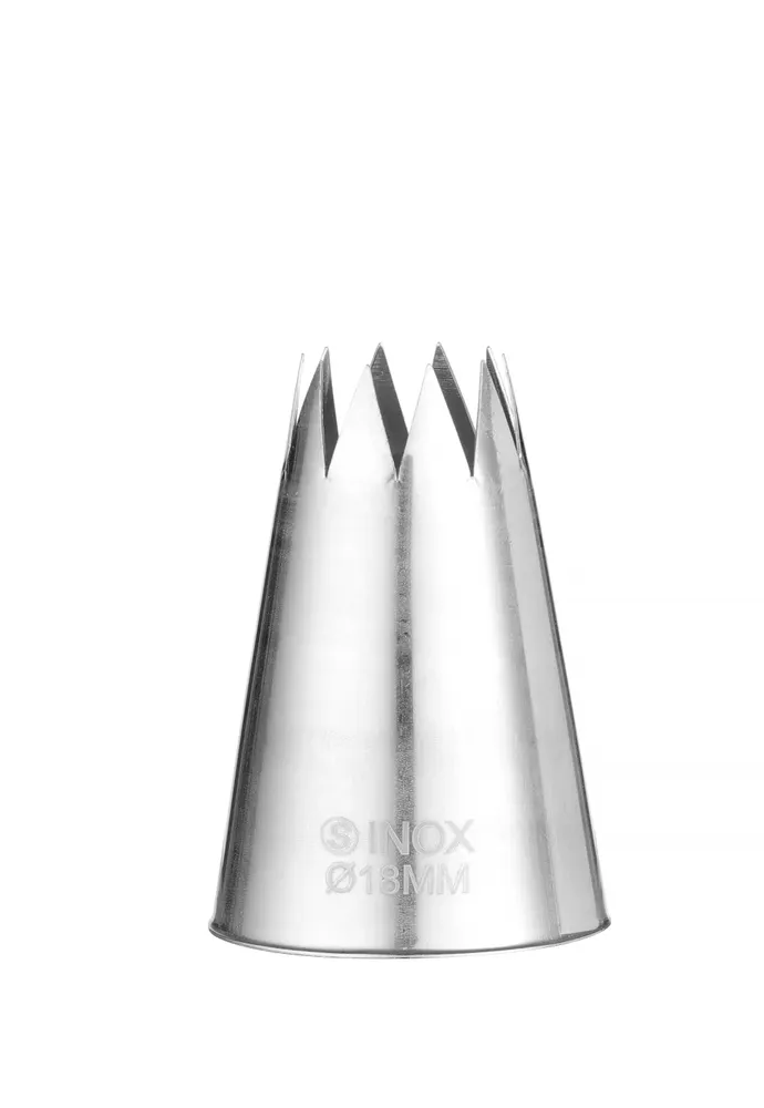 Vis Icing tips - star, HENDI, ø6-8-10-12-14-16-18, 7 pcs, bilde 2