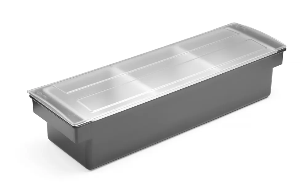 Vis Condiment holder - 3 containers, BarUp, Black, 480x150x(H)100mm, bilde 4