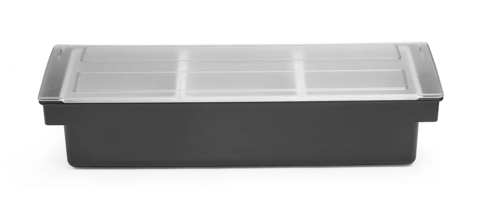 Vis Condiment holder - 3 containers, BarUp, Black, 480x150x(H)100mm, bilde 2