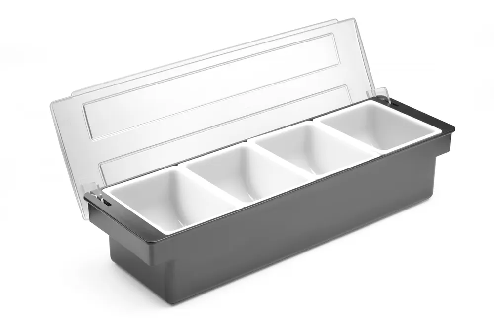 Vis Condiment holder - 4 containers, BarUp, 480x150x(H)100mm, bilde 3