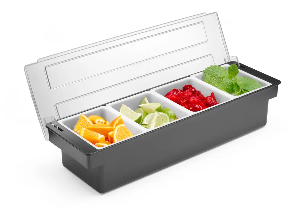 Vis Condiment holder - 4 containers, BarUp, 480x150x(H)100mm, bilde 7