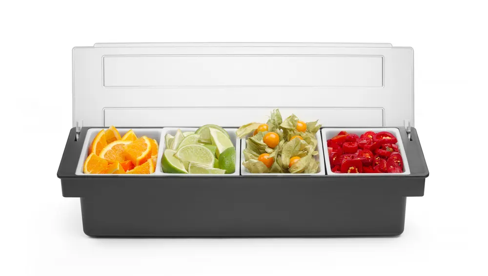 Vis Condiment holder - 4 containers, BarUp, 480x150x(H)100mm, bilde 6