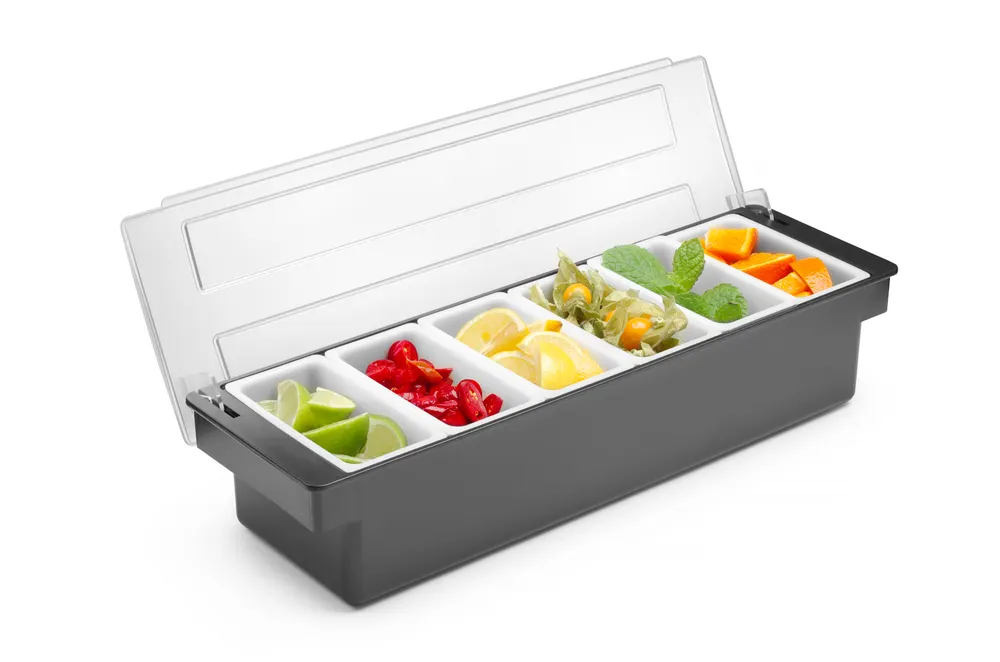 Vis Condiment holder - 6 containers, BarUp, 480x150x(H)100mm, bilde 7