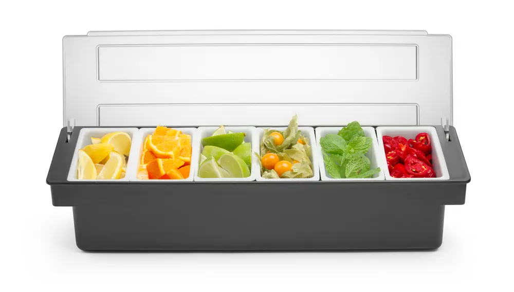 Vis Condiment holder - 6 containers, BarUp, 480x150x(H)100mm, bilde 6