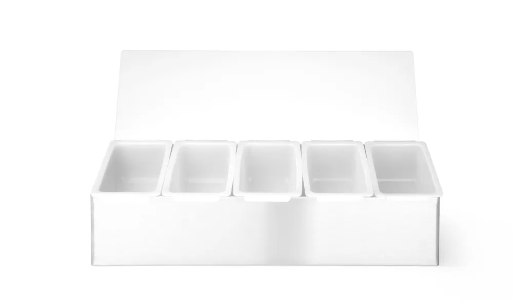 Vis Condiment holder, BarUp, 5 containers, 375x140x(H)90mm, bilde 2