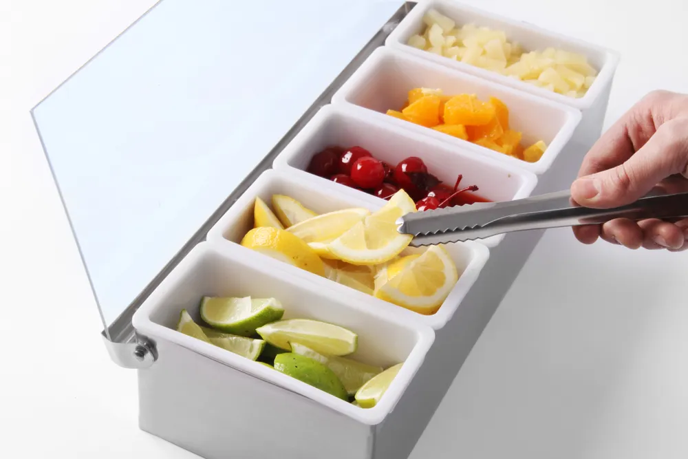 Vis Condiment holder, BarUp, 5 containers, 375x140x(H)90mm, bilde 3