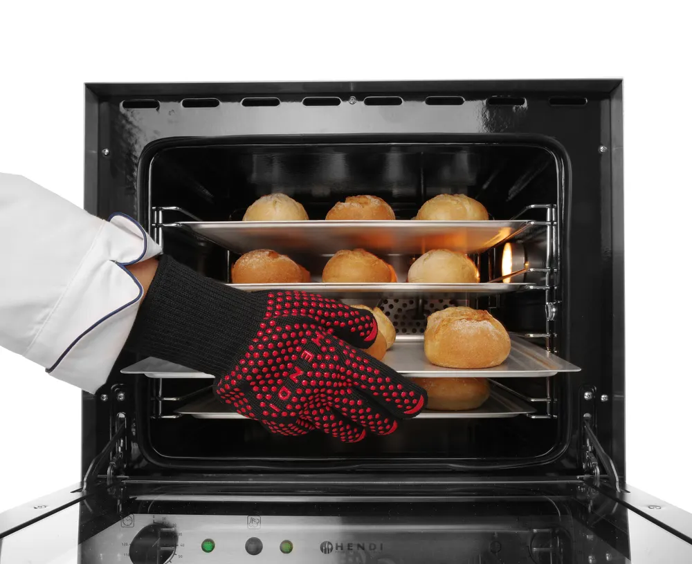 Vis Heat resistant barbecue gloves - 2 pcs, HENDI, 2 pcs., (L)300mm, bilde 2